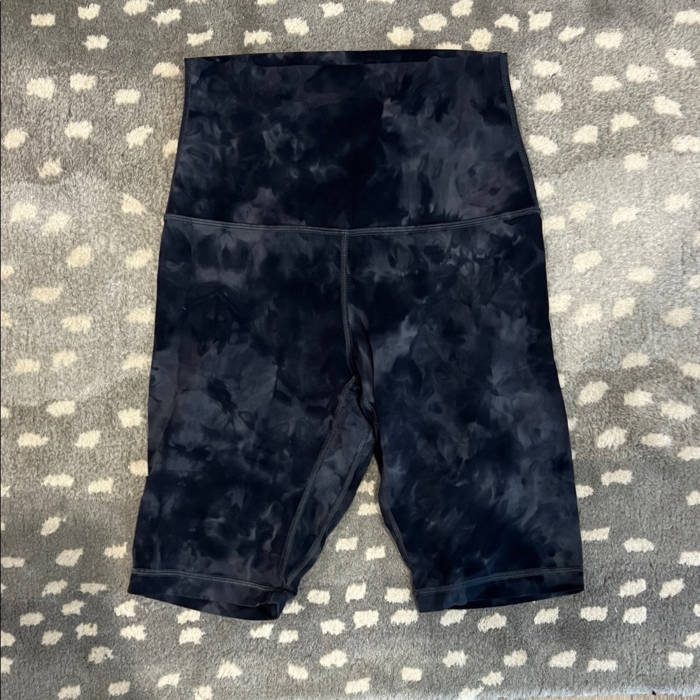 Lululemon Athletica Dark Tie-Dye Shorts